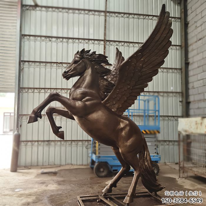 步行街天馬雕塑廠家,景觀主題,古銅工藝 步行街天馬雕塑廠家,景觀主題,古銅工藝