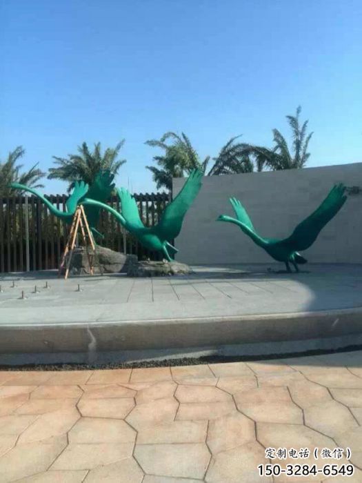 商業(yè)街大雁雕塑廠家 售樓處雕塑 動(dòng)物擺件 商業(yè)街大雁雕塑廠家 售樓處雕塑 動(dòng)物擺件
