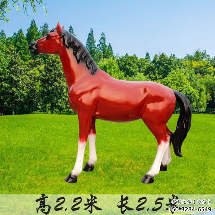 小區小馬雕塑規格特點，抽象系列，園林動物小品