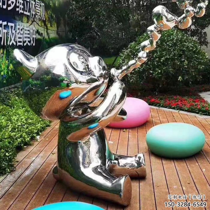 抽象貓咪雕塑廠，戶外歐式雕塑，仿古擺件