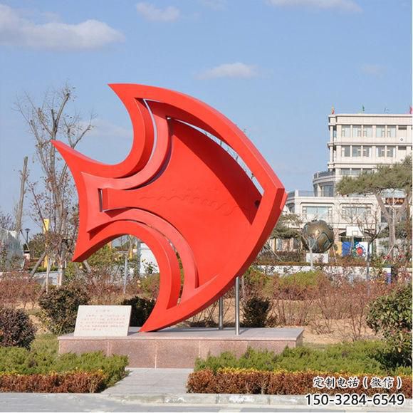 廣場魚形雕塑,鏤空海洋雕塑,烤漆工藝制造 廣場魚形雕塑,鏤空海洋雕塑,烤漆工藝制造