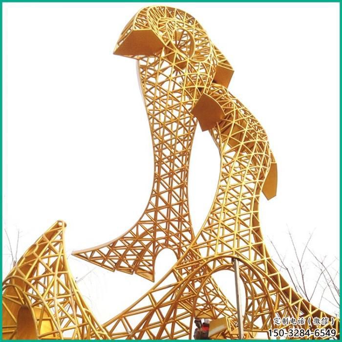 庭院魚形雕塑廠家,烤漆歐式雕塑,網(wǎng)格形式 庭院魚形雕塑廠家,烤漆歐式雕塑,網(wǎng)格形式