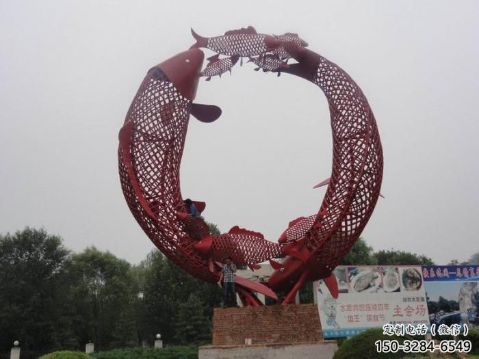 公園魚形雕塑,彩繪海洋雕塑,卡通主題 公園魚形雕塑,彩繪海洋雕塑,卡通主題