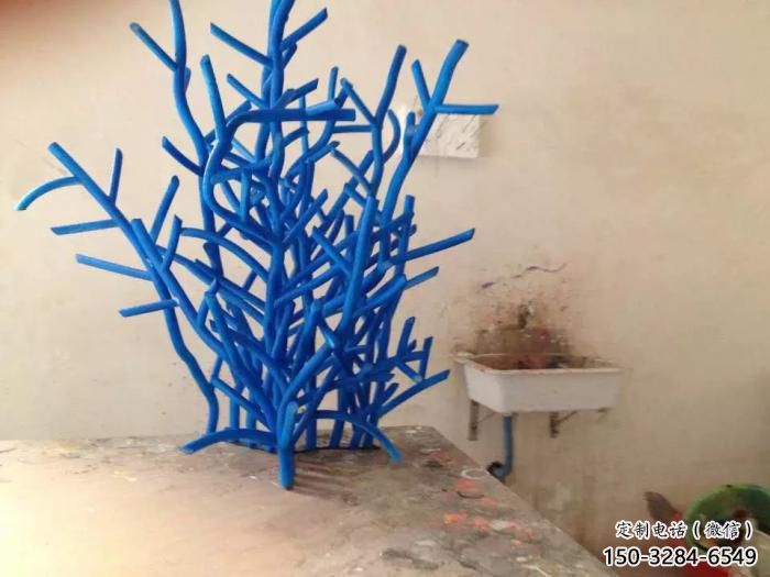 仿真海草雕塑 庭院仿真雕塑 彩繪小品雕塑