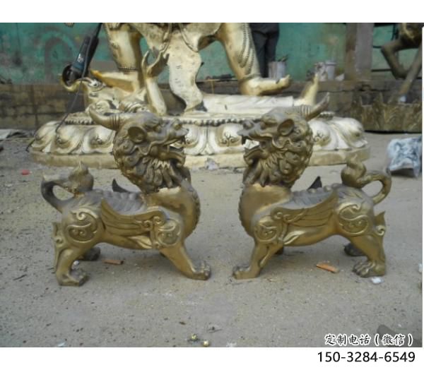 城市貔貅雕塑,動物景觀雕塑,古銅效果 城市貔貅雕塑,動物景觀雕塑,古銅效果