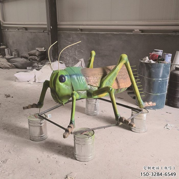 彩繪蝗蟲雕塑廠家,卡通昆蟲雕塑,抽象效果 彩繪蝗蟲雕塑廠家,卡通昆蟲雕塑,抽象效果