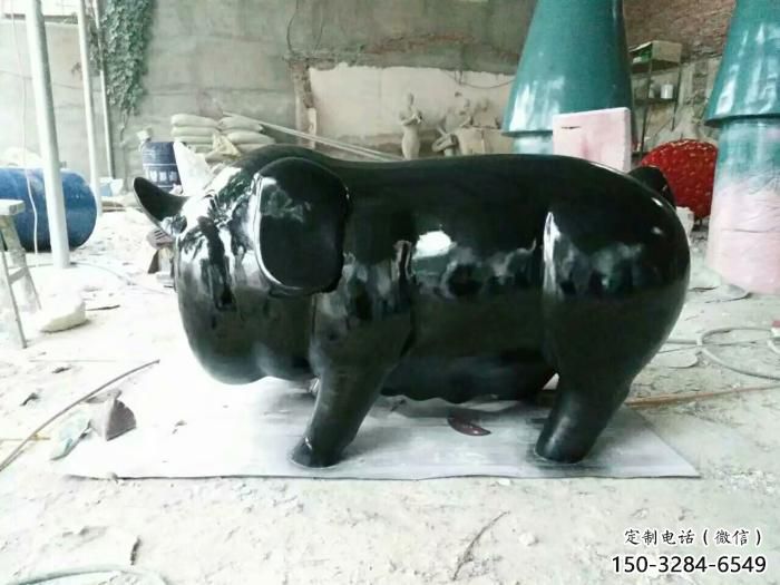 廣場野豬雕塑,卡通動物雕塑,抽象效果 廣場野豬雕塑,卡通動物雕塑,抽象效果