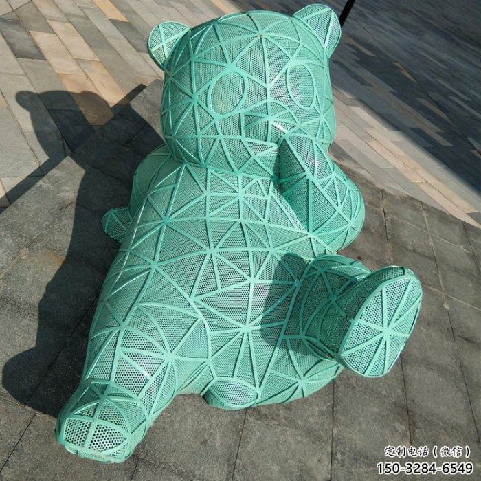 幼兒園狗熊雕塑，動漫文化雕塑，鑄造制作