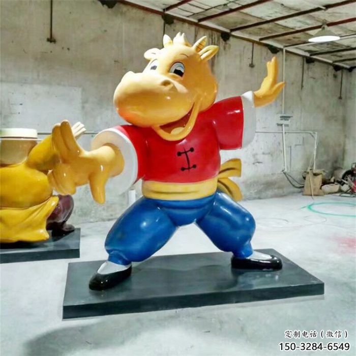 園林龍貓雕塑,噴漆美陳雕塑,彩繪形式 園林龍貓雕塑,噴漆美陳雕塑,彩繪形式