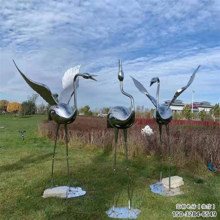 大型白鶴雕塑生產商 商業街廣場雕塑 古銅色擺件 大型白鶴雕塑生產商 商業街廣場雕塑 古銅色擺件