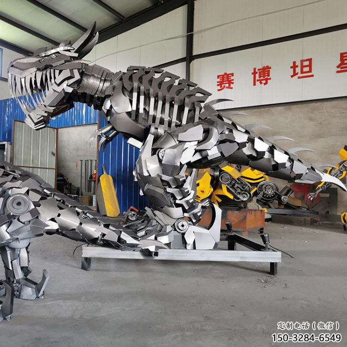 卡通機器人雕塑