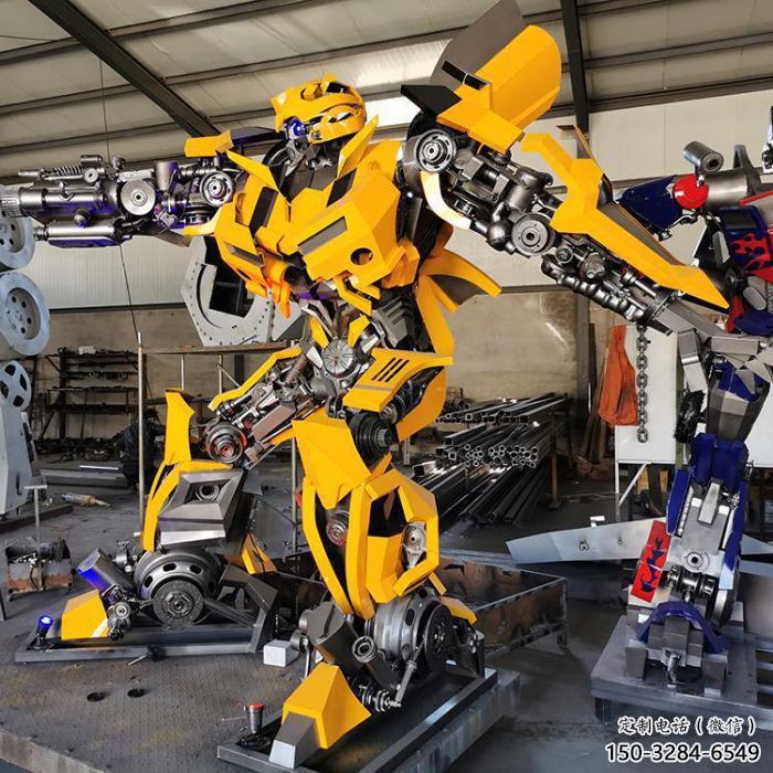 大黃蜂版機(jī)器人雕塑廠家