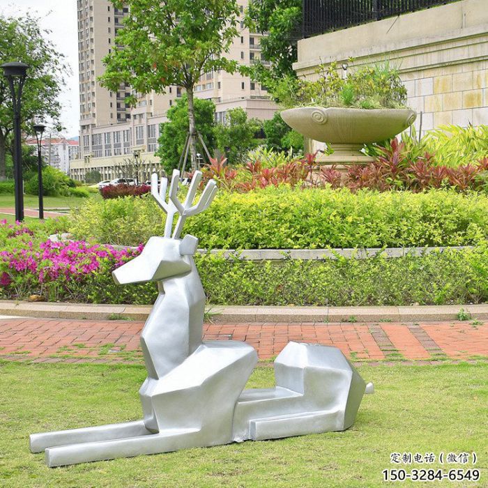 小鹿雕塑精選，歐式風格，藝術抽象小鹿雕塑指用