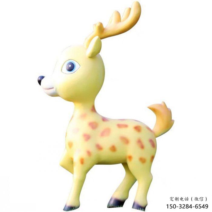 小鹿雕塑制作優選，戶外雕塑，卡通小鹿雕塑優選