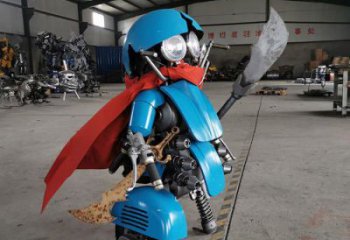 動漫機甲卡通人雕塑