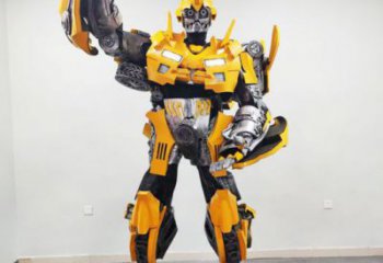 影視城大黃蜂版科邁羅雕塑