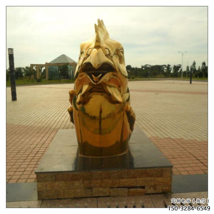 欽州不銹鋼生肖雕塑，鍍鈦工藝，公園廣場戶外擺放