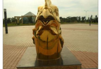 欽州不銹鋼生肖雕塑，鍍鈦工藝，公園廣場戶外擺放