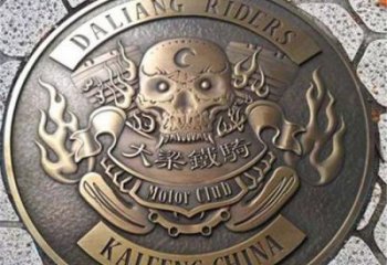 恩施鑄造校徽雕塑