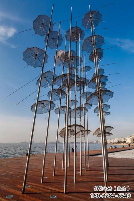 寬城步行街雨傘雕塑 寬城步行街雨傘雕塑