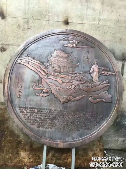 常州純銅浮雕專供，城堡雕塑，城堡浮雕生產廠家