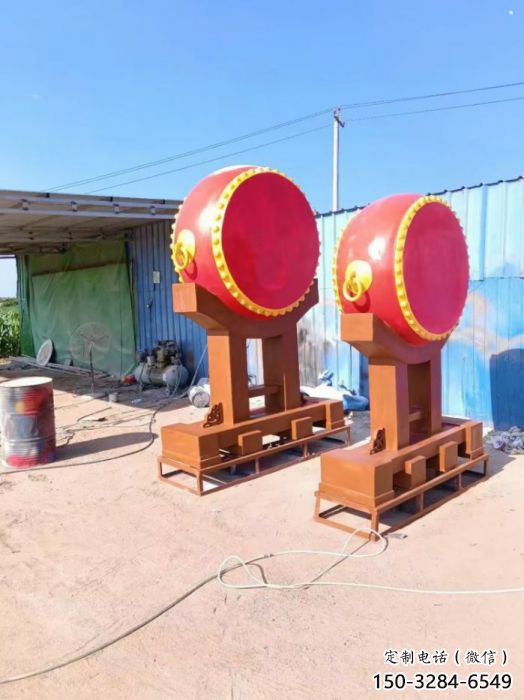 建鄴景觀戰鼓雕塑 建鄴景觀戰鼓雕塑