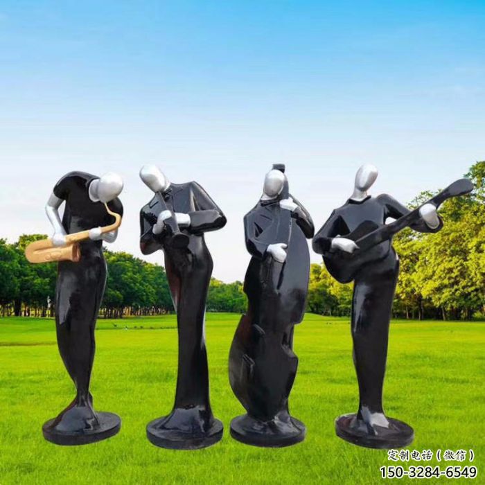 南昌住宅小區(qū)吹拉彈唱雕塑 南昌住宅小區(qū)吹拉彈唱雕塑