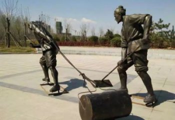 丹東民俗農(nóng)夫雕塑