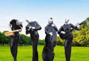 武川住宅小區吹拉彈唱雕塑