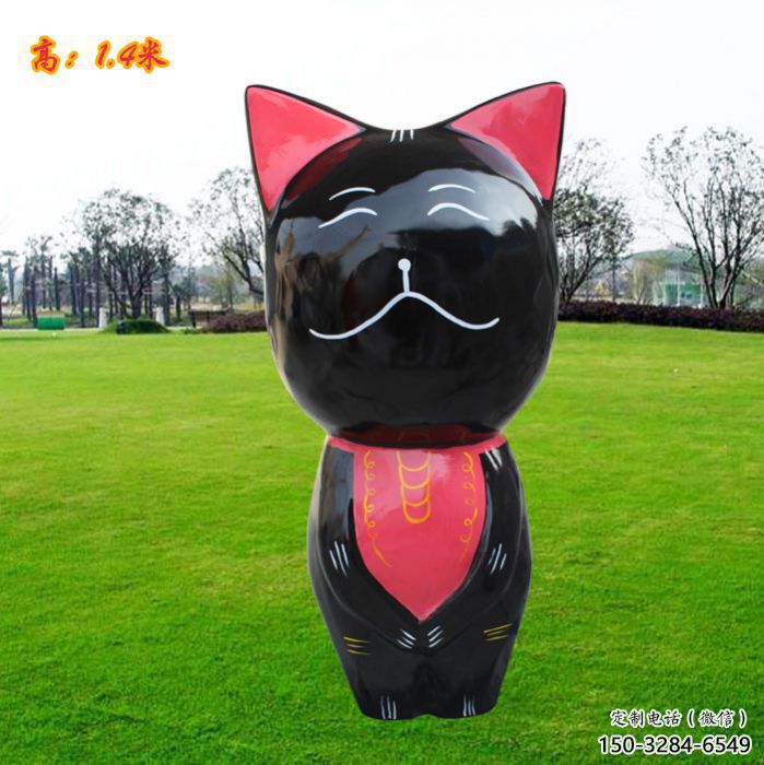 城西廣場小貓雕塑，動物擺件，仿古工藝