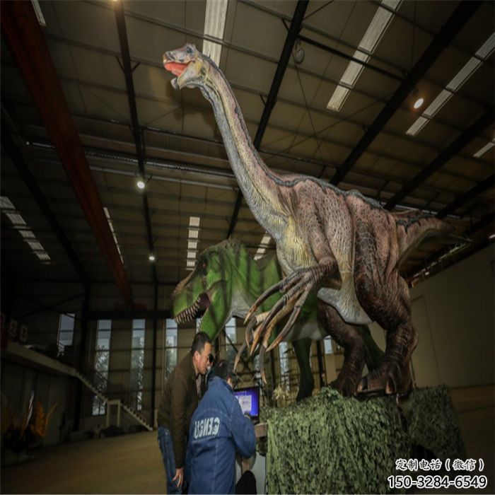 大同戶外恐龍雕塑通用，多彩藝術，景觀玻璃鋼恐龍雕塑供應