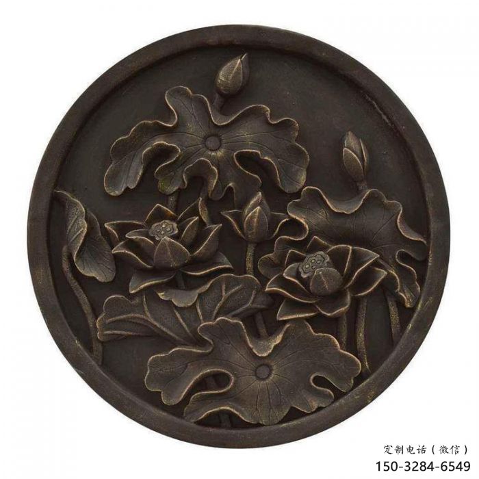 榆林公共浮雕訂做，城市裝飾，景觀花卉浮雕廠家