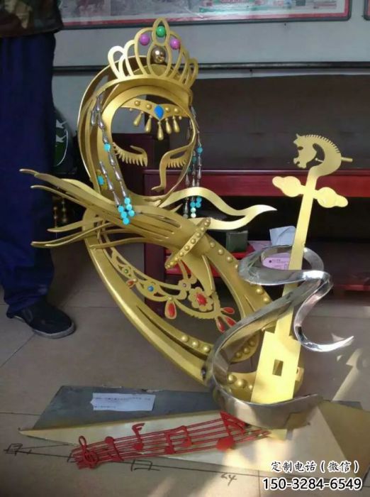 安康公園臉譜雕塑 安康公園臉譜雕塑