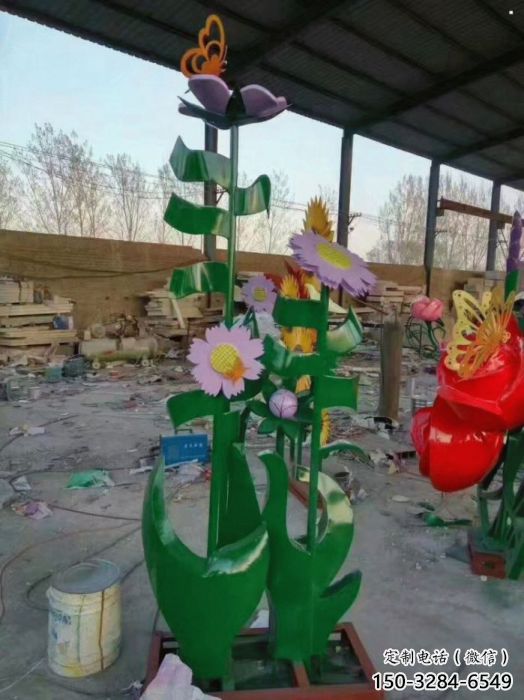 巴中茉莉花雕塑訂做,城市雕塑,不銹鋼茉莉花雕塑廠 巴中茉莉花雕塑訂做,城市雕塑,不銹鋼茉莉花雕塑廠