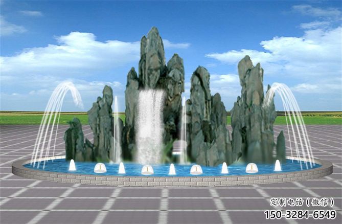 遂寧電影變頻噴泉雕塑，水景噴泉雕塑承接