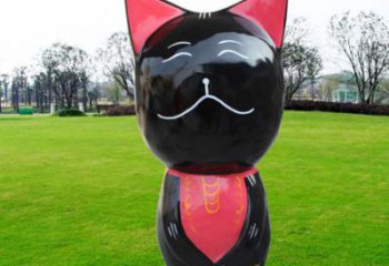 同心廣場小貓雕塑,動物擺件,仿古工藝