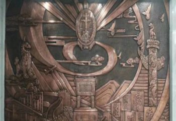 廣場(chǎng)浮雕定價(jià),村標(biāo)概念,鍛銅浮雕廠家選用