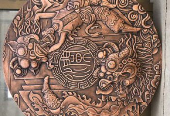 小店戶外浮雕供求,村標概念,鍛銅浮雕制作廠家