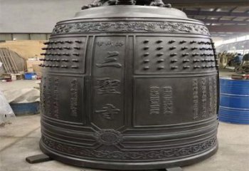 巴中三圣寺銅鐘雕塑-鑄銅鐘雕塑-平直形結構