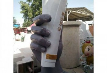 阿里手卷雕塑優選，室外雕塑，玻璃鋼手卷雕塑優選