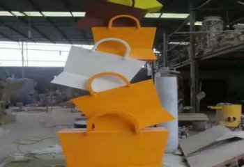 日喀則烤漆挎包雕塑制造商，室外軟裝，景觀挎包雕塑制作