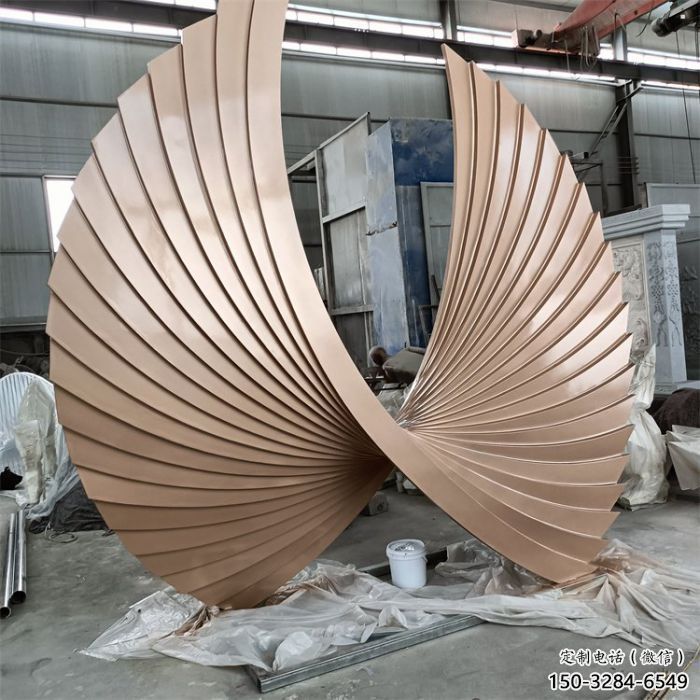 德宏羽翼雕塑常用，景觀概念，不銹鋼羽翼雕塑展品