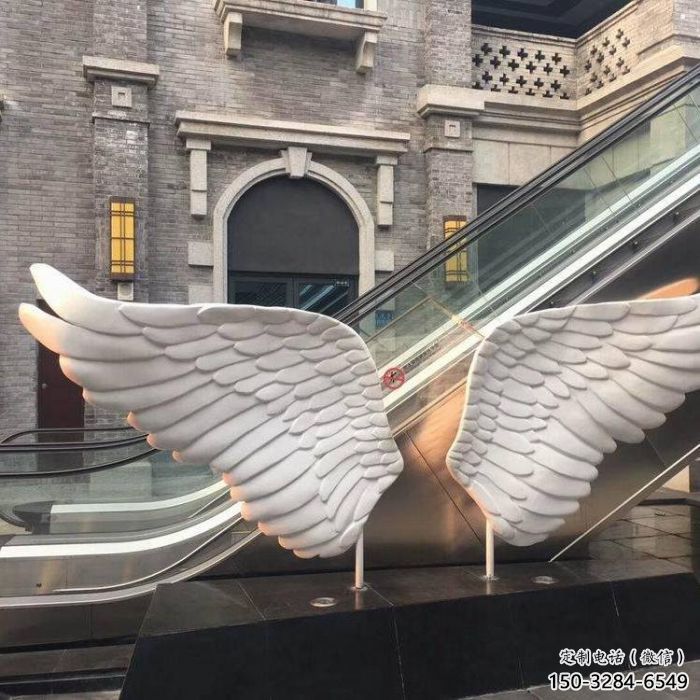 思茅景觀鳥翅雕塑制造，歐式風(fēng)格，不銹鋼鳥翅雕塑定價(jià)