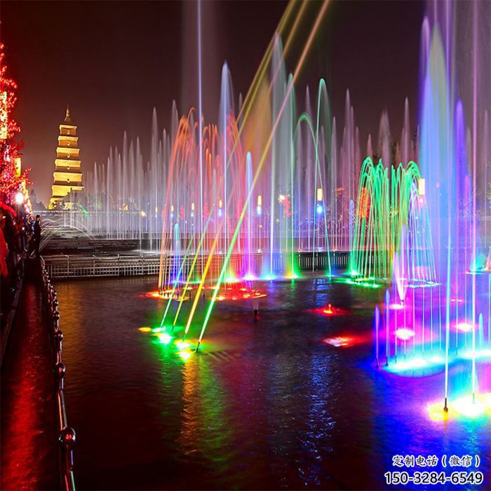 昭通選定噴泉雕塑，燈光數控效果，水景藝術雕塑