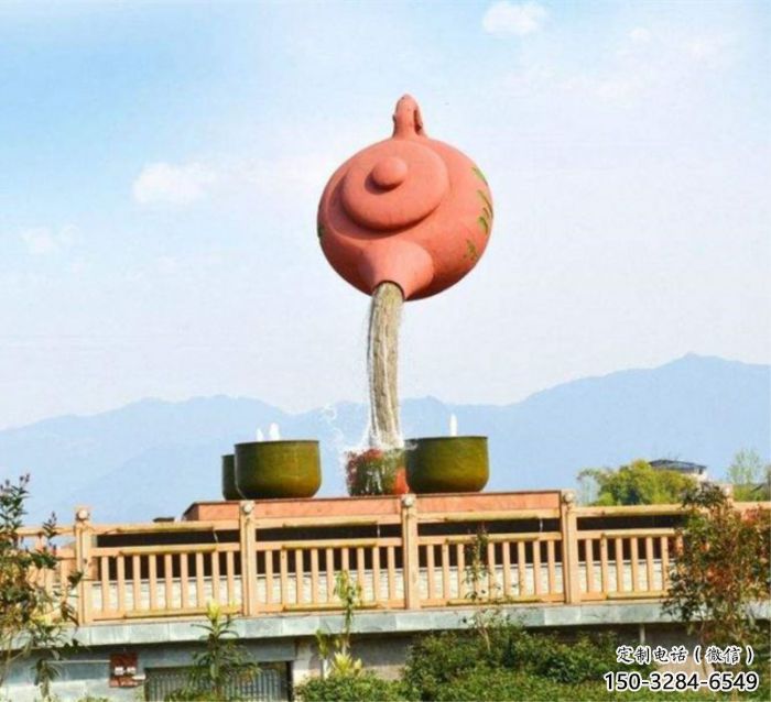 臨安公園天壺雕塑工廠,不銹鋼材質,圓雕形式 臨安公園天壺雕塑工廠,不銹鋼材質,圓雕形式