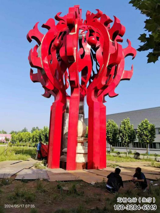 北碚火球雕塑,精神堡壘火球雕塑落地展示 北碚火球雕塑,精神堡壘火球雕塑落地展示