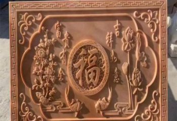 杭州浮雕制造商，室外軟裝，景觀福字浮雕制作廠家