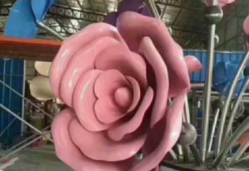 合川牡丹花雕塑工廠優(yōu)選，城市裝飾，牡丹花花朵雕塑供給