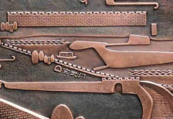 江北銅浮雕景墻雕塑,圓雕工藝