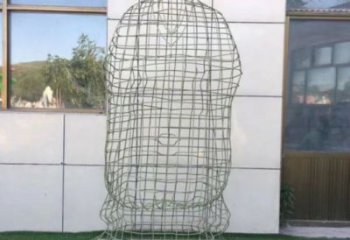 萬盛鏤空孔子雕塑訂做，景區(qū)雕塑，鐵藝古代人物雕塑定價